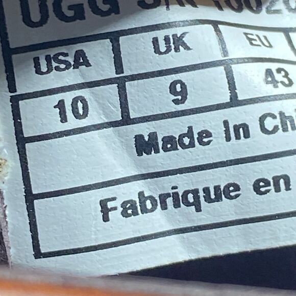 UGG Mens Che Corbitt Brown Leather Waterproof Boot Size US 10 - Picture 11 of 11